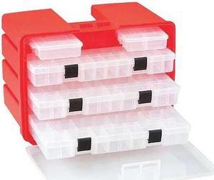 PLANO MOLDING 932-001 Parts Cabinet,5 Compartment,Porsche Red