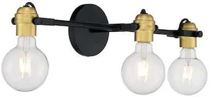 NUVO 60/6983 Fixture, Vanity, 3-Light, Incandescent, 60W, 120V, A19, Medium NUVO 60/6983 Fixture, Vanity, 3-Light, Incandescent, 60W, 120V, A19, Medium