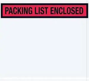 TAPE LOGIC PL491 Tape Logic "Packing List Enclosed" Envelopes, 7" x 6" "Pa,