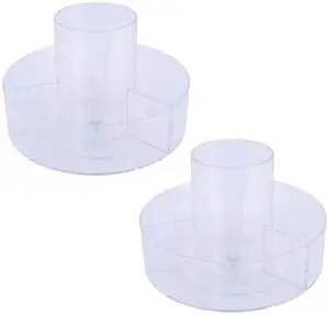 KENNEY MFG KN68072P2REM 360 Rotating Countertop Organizer, 6 Compartments, Set KENNEY MFG KN68072P2REM 360 Rotating Countertop Organizer, 6 Compartments, Set
