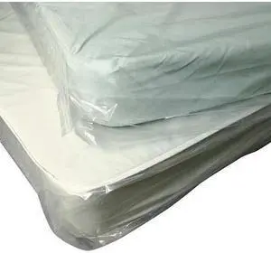 ZORO SELECT 4NPX5 Mattress Bags, 96" x 70", 1.10 mil, Clear, None, 100 PK