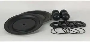 DAYTON 22A620 Pump Repair Kit,Santoprene,Fluid,1 In.