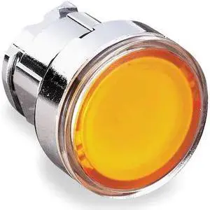 SCHNEIDER ELECTRIC ZB4BW353 Illuminated Push Button Operator, 22 mm, Yellow