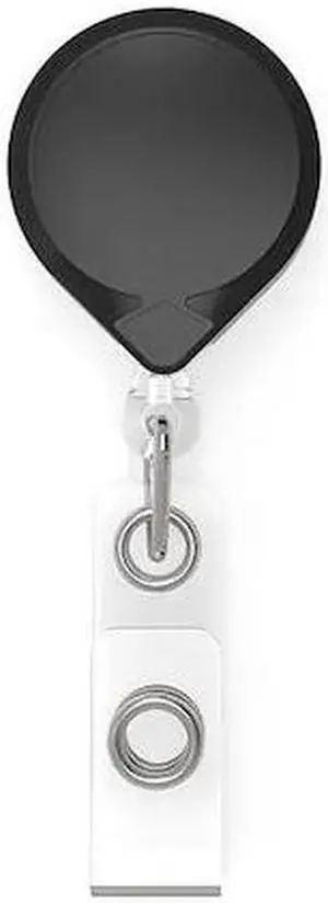 KEY-BAK 0067-005 Blk, MiniBack ID Vinyl Strap Swivel Clip