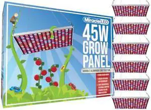 MIRACLE LED 602195 Commercial Hydroponic Multi Spectrum LED Hangable Grow Panel