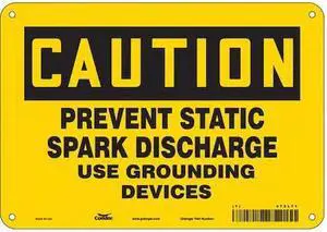 CONDOR 475L71 Danger Sign,10" Wx7" H,0.032" Thickness, 475L71