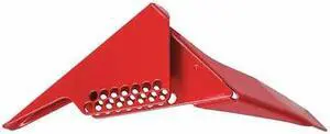 CONDOR 437R16 Ball Valve Lockout,Red,4-29/64" H