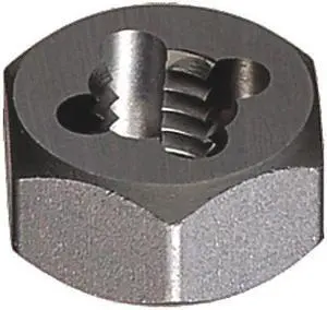 CLE-LINE C77628 HSS Hexagon Rethreading Die 492 Cle-Line 3/4-10UNC