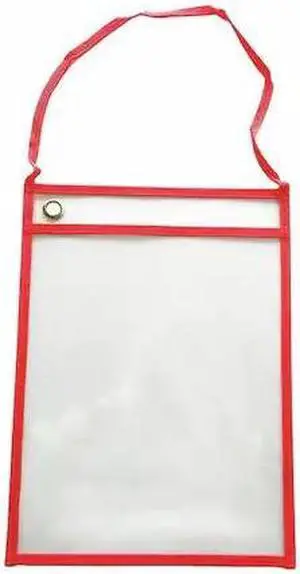 ZORO SELECT 45TU84 Shop Ticket Holder,Red,12 in. W,PK25