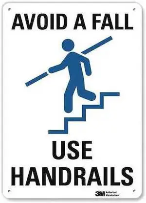 LYLE U1-1023-RA_10X14 Safety Reminder Sign, 14 in Height, 10 in Width,