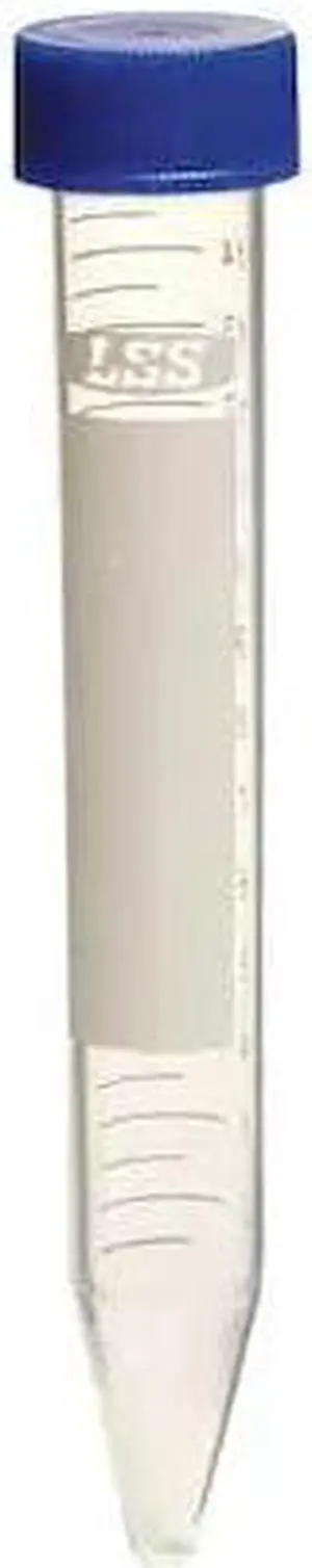 ZORO SELECT 6VMY0 Conical Tube,15ml,Poly,PK500 (Formerly Lab Safety Supply)