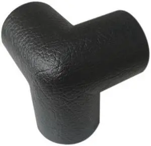 ZORO SELECT 31CA23 Corner Guard, Black, 2-1/2"W X 2-1/2"H