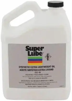 SUPER LUBE 53040 1 gal Hydraulic Oil Bottle 32 ISO Viscosity, 75W SAE