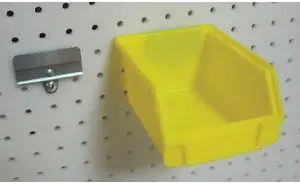 ZORO SELECT 5TPP2 Pegboard Bin Kit,3 x 4-1/8 x 5-3/8,PK24
