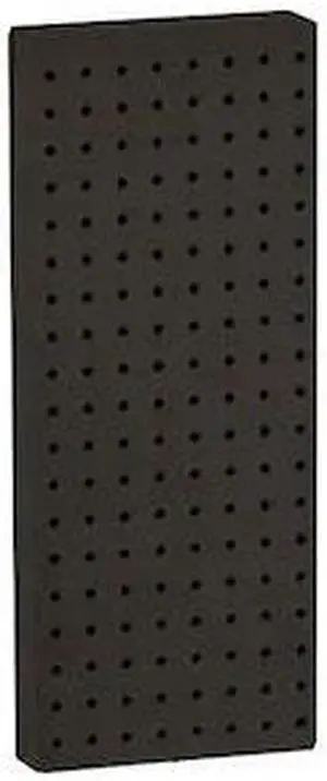 AZAR DISPLAYS 770820-BLK 8" x 20.625" Pegboard Panel - One sided, PK2