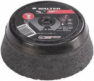 WALTER SURFACE TECHNOLOGIES 12A006 Cup Grinding Wheel,T11,6"x5/8"-11"