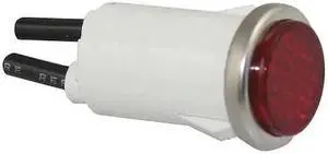 ZORO SELECT 20C849 Flush Indicator Light, Red, 120V