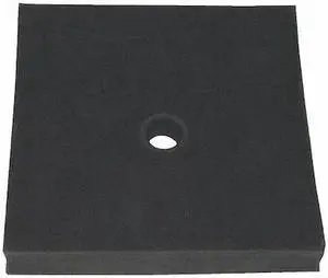 POWERMATE 094-0137RP Vibration Isolator, 4" x 4" x 1/2"