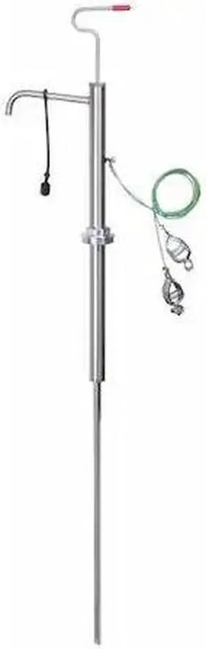 DAYTON 32ZN70 Hand Operated Drum Pump,Piston,316 SS