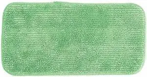 HOSPECO 2504-SPH-MFP-11G Flat Mop Pad, Hook-and-Loop Connection, Green,