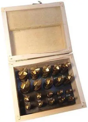 DAYTON 16N204 Flute End Mill Set,20 Pcs