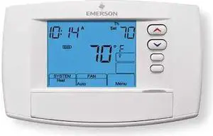 EMERSON 1F95-0680 Blue Series 6 Touchscreen Thermostats , 7, 5-1-1 Programs, 4