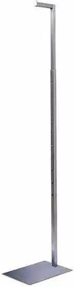 ECONOCO VM504/SC Mondo Mannequins Adjustable Height Notched Satin Chrome