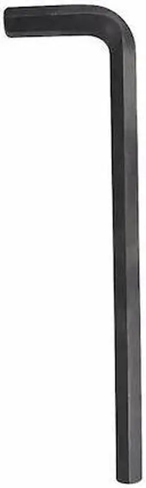 WESTWARD 54TU84 Metric Plain Hex Key, 10 mm Tip Size, 6 37/64 in Long, 10 mm