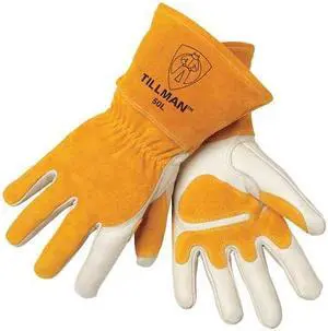 TILLMAN 50M MIG Welding Gloves, Cowhide Palm, M, PR