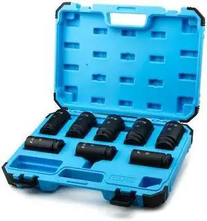 CAPRI TOOLS 5-7000 3/4 in Drive Deep Impact Socket Set, SAE, 8 pcs