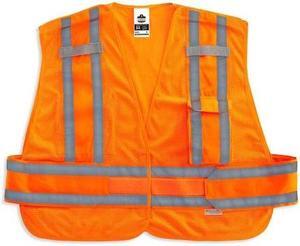 ERGODYNE 8244PSV Orange Type P Class 2 Expandable Public