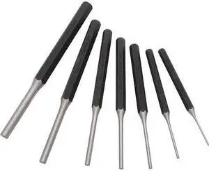 DYNAMIC D058200 Tools 7 Piece Pin Punch Set,1/16" - 5/16"