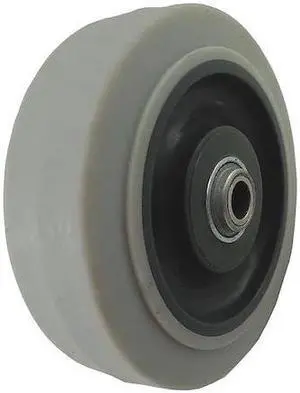 ZORO SELECT 2RYX3 Caster Wheel,300 lb.,4 D x 1-1/4 In.