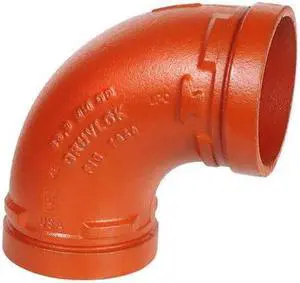 GRUVLOK 0390014249 Elbow, 90 Degrees,2-1/2",Iron,1000 psi