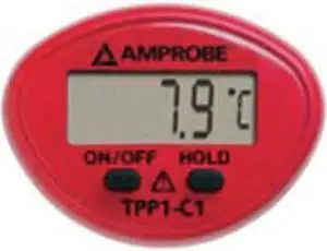 FLUKE TPP1-C1 6-19/64" Stem Digital Pocket Thermometer, -50 Degrees to 250
