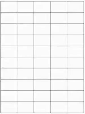 TAPE LOGIC LL260 Removable Rectangle Laser Labels,1 1/2"x1",Wht,PK5000