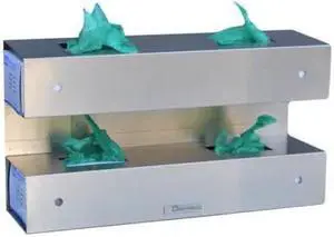 OMNIMED 305386 Top Open Quad Glove Box Holder (No More Gloves On The Ground)