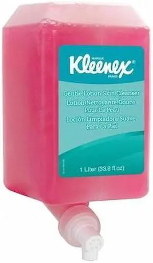 KLEENEX 91556 Gentle Lotion Foam Skin Cleanser Floral Pink 1L 6/Cs
