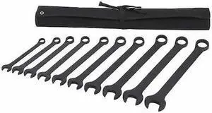 WESTWARD 54DG09 Combination Wrench Set,10 Pieces,12 Pts