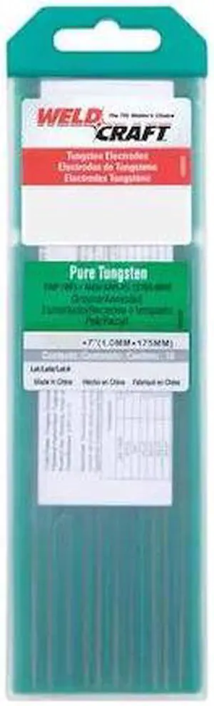 MILLER ELECTRIC WP332X7 7" Tungsten Electrode 3/32" Dia., Pk10