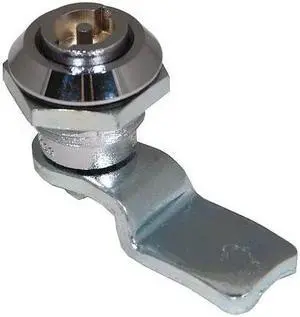 ZORO SELECT 4RRF7 Cam Latch,Keyed,Polished Chrome