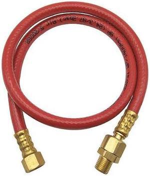 SPEEDAIRE 1AFG9 1/4" ID x 18" Coupled Snubber Hose 300 PSI RD