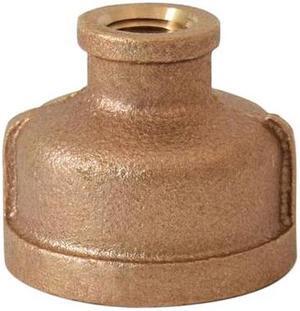 LEGEND VALVE 310-369NL 1"X1/4" NO LEAD RED COUP