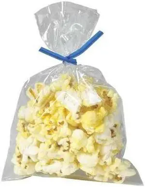 PARTNERS BRAND PZ410 Flat Poly Bags, 4" x 6", 1.5 mil, Clear, 5000 PK