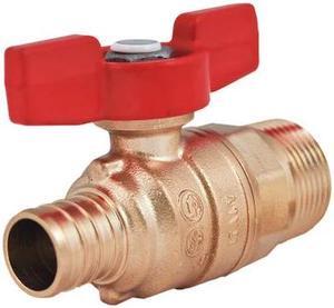 LEGEND VALVE 101-580NL 1/2" T-805 NO LEAD MIP x PEX