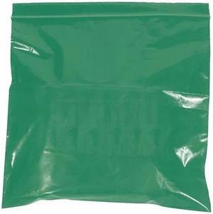 PARTNERS BRAND PB3645G 9" x 12" Reclosable Poly Bags, 2 mil, Green, PK 1000