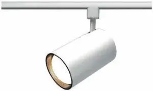 NUVO TH200 1-Light, R20, Track Head, Straight Cylinder, White Finish