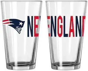 LOGO BRANDS 510614 16OZ PATRIOTS OVERTIME PINT