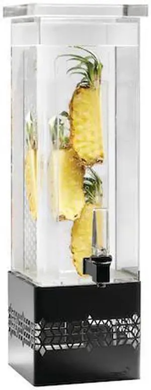 ROSSETO SERVING SOLUTIONS LD169 Mosaic 2 Gal. Beverage Dispenser with Black