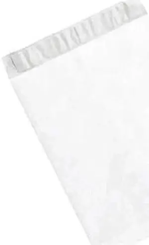 TYVEK TYF0609WH Tyvek Flat Envelopes, 6" x 9", White, PK100